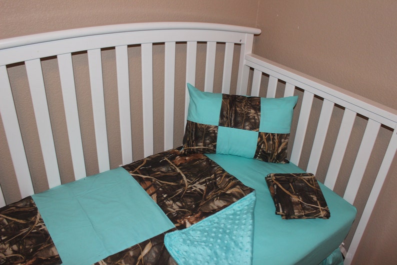 Camo Max 4 Crib Baby Bedding Set Patchwork Real Tree | Etsy