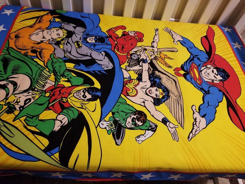 Justice League Crib Baby Bedding Set Dc Comics
