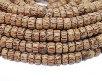 Natural Wood Beads Natural Beads NAT-154 8mm Palmwood Beads 8mm Wood Beads