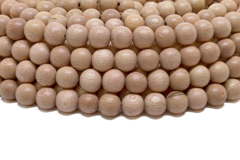 Choose your color BULK 8mm Premium Natural Round Wood Beads 30 strands