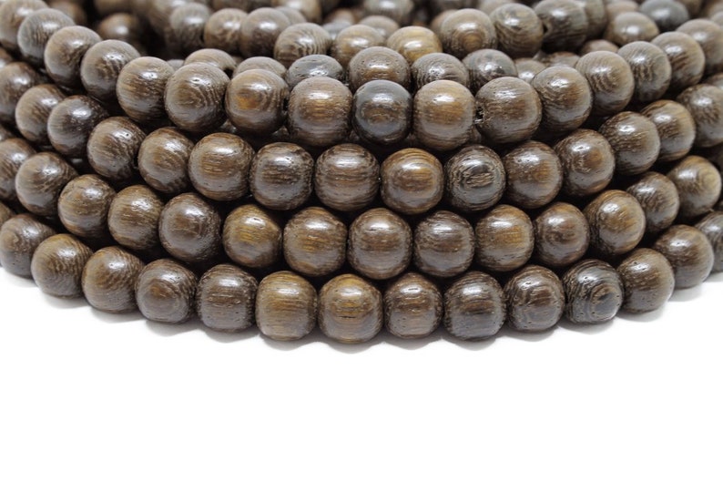 Choose your color BULK 8mm Premium Natural Round Wood Beads 30 strands
