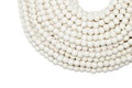 6mm White Cream Ivory Colored Natural Round Wooden Beads - Bleached - 15 inch strand - High Quality Wood Jewelry Craft Supply