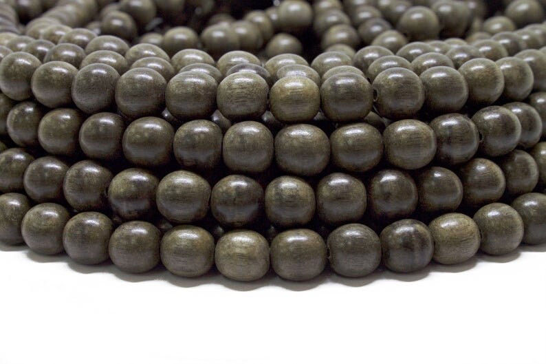 Choose your color BULK 8mm Premium Natural Round Wood Beads 30 strands
