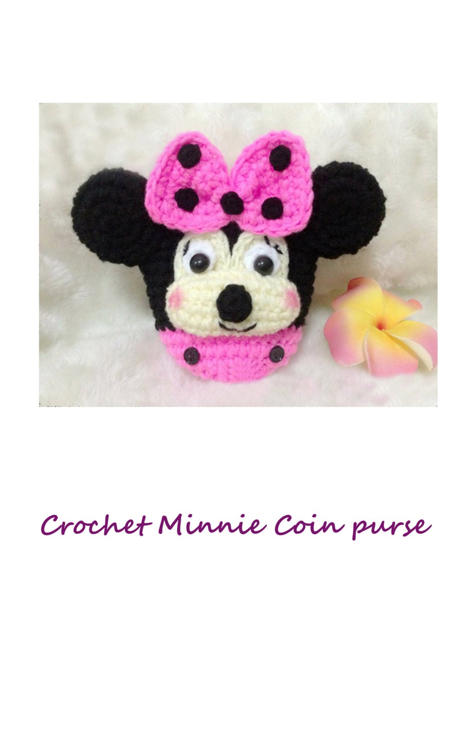 No.75 PDF Pattern Ebook Amigurumi Crochet minnie mouse disney Etsy