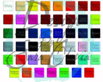 Siser Easyweed Heat Transfer Vinyl Color Chart Swatch Digital Printable Sample Jpg Svg Png