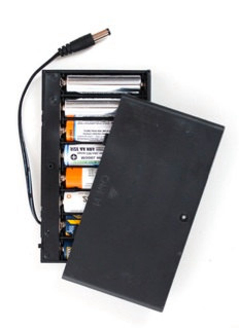 8x AA Battery Pack Holder for Tapes or Panels With On/off Etsy