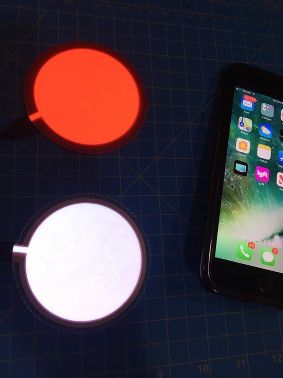 3 inch Red round circle shape light panel 3 inch Red round circle shape light panel