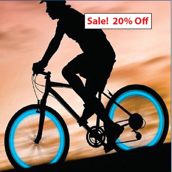 Sale Decorate Your Bike Get A Set Of 2 Or 4 Motion Activated Etsy