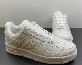 Air Force 1 Low „Monogram White Off White“, Damen- und Herrenschuhe, Sneaker-Geschenke, Unisex-Schuhe