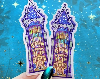 Wizard Tower Sticker | DnD Sticker Castle Sticker Medieval Sticker CR Sticker Inspired M9 Sticker Fantasy Sticker Set
