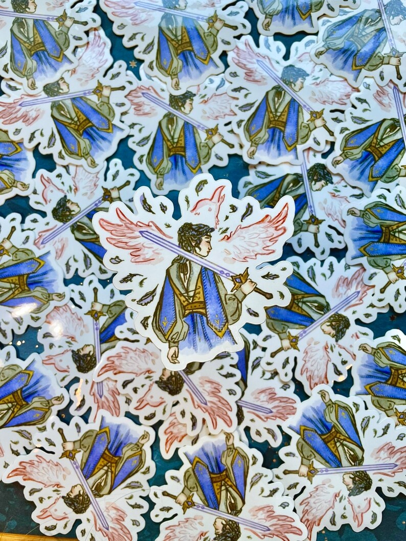 Medieval Knight Sticker | Women Warrior Glossy Die Cut Sticker Laptop ...