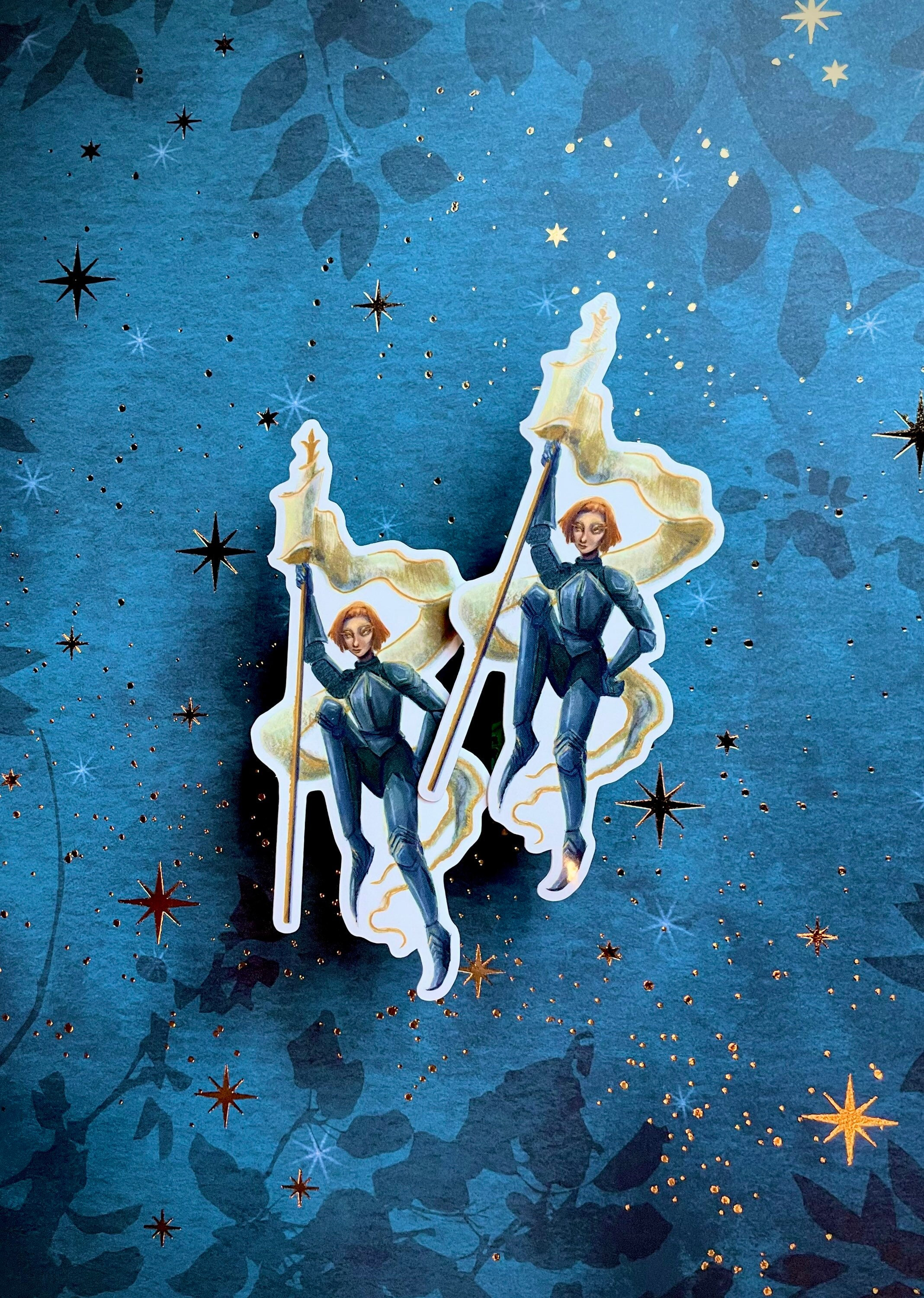 Joan of Arc Sticker | Lady Knight Sticker Armor Stickers Vinyl Die Cut ...