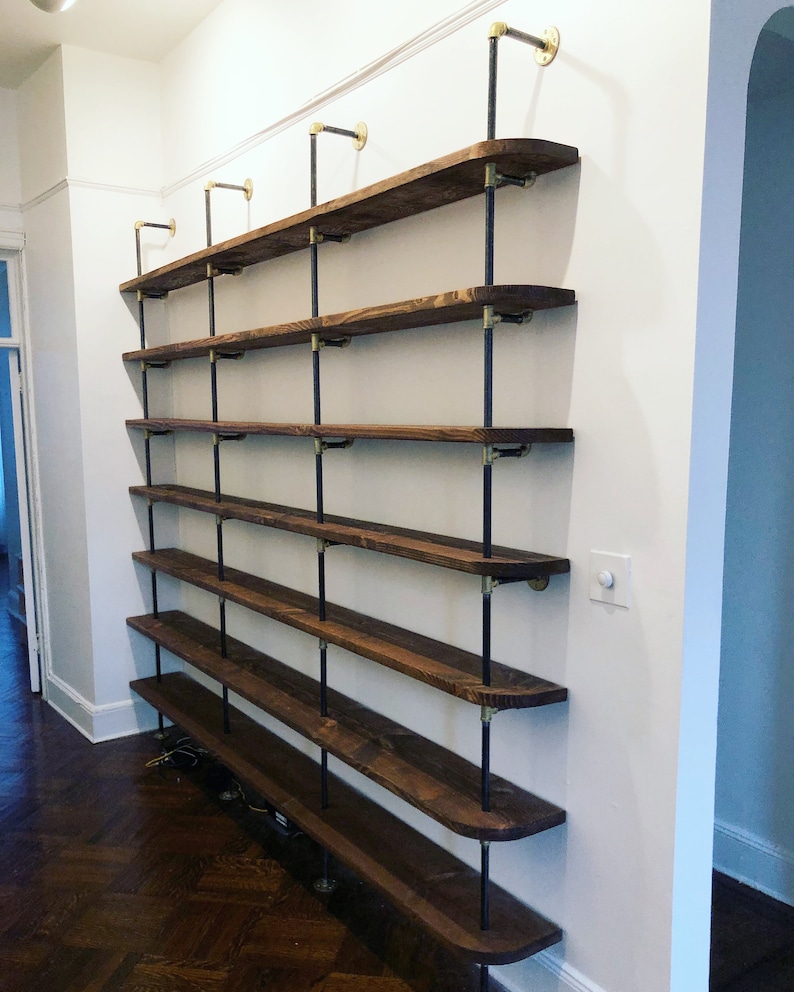 Black Steel Pipe Shelving image 4