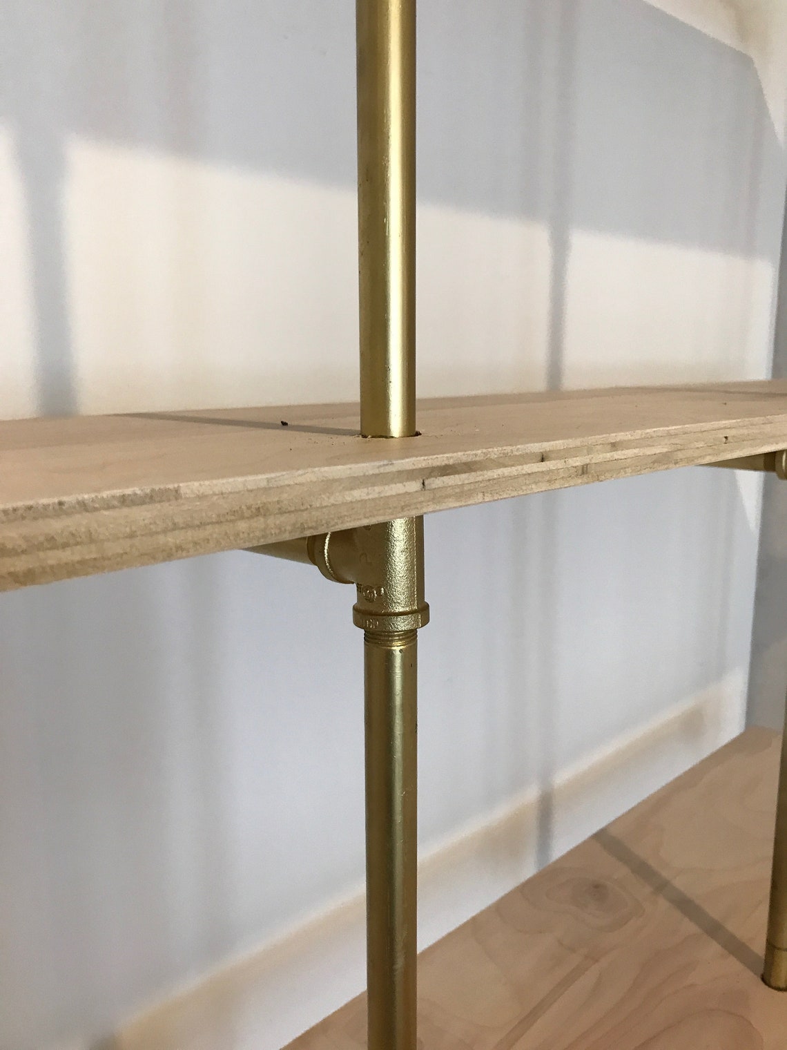 Brass Pipe Shelving Etsy