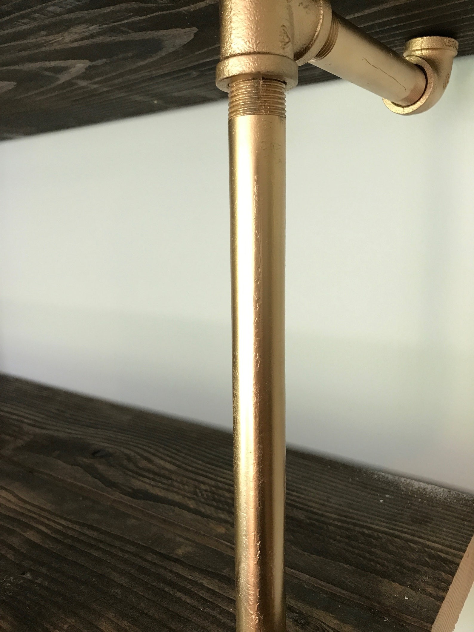 Brass Pipe Shelving Etsy