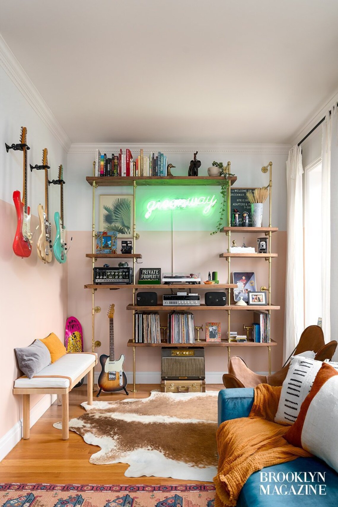 Brass Pipe Shelving Etsy