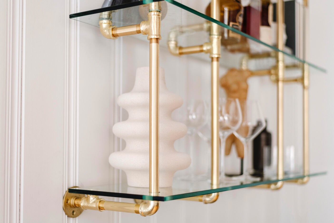 Wallmounted French Bistro Shelves for Bar or Kitchen custom Etsy UK