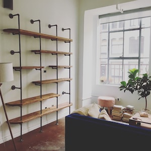 Black Steel Pipe Shelving image 3