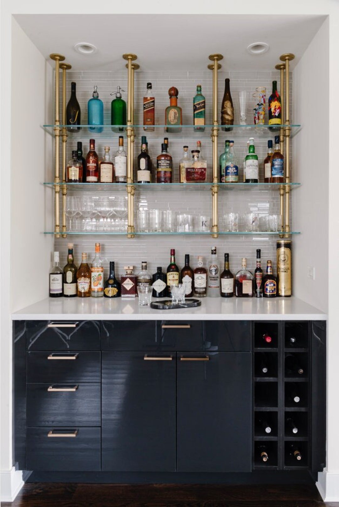  Wall Mounted Wine Racks, Metal Cocktail Cabinet,drinks  Cabinet,Display Rack, Bar Unit Floating Shelves, Bar Cabinet,Modern Glass  Rack Iron Stand Holder With For Home, Restaurant, Bars ( Color : Gold , 