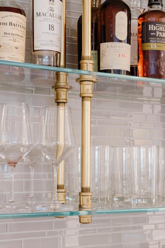 Bar ceiling online glass rack