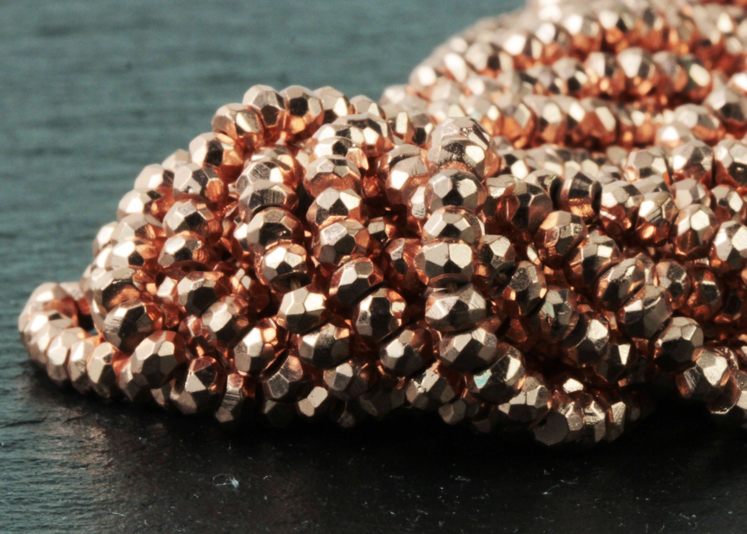 Pyrite Rondelles Copper 3.25mm to 3.6, Quarter, Half or Full Strand ...