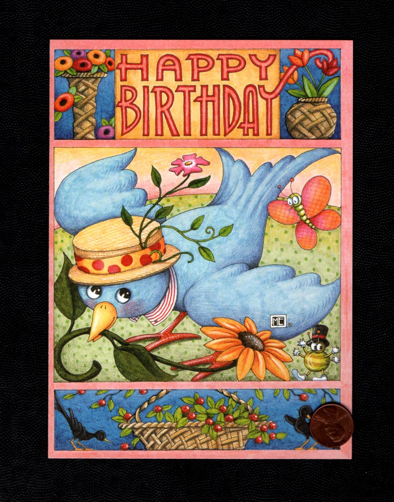Mary Engelbreit Birthday Card - Etsy