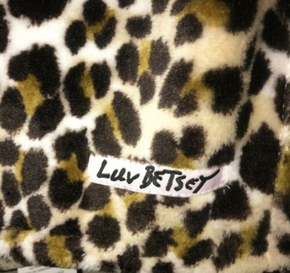 Betsey Johnson Ultra Plush Leopard Print Throw 50 X 60 Etsy