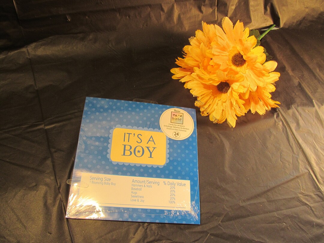 It's a Boy Candy Wrappers Make Your Own Candy Bar Favors Etsy