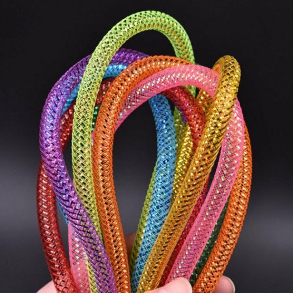 Mesh Tubing - 45ft (15 Yards) - Great for Craft Projects - Great for Wreath Projects // Make Cute Bows! / IN STOCK READY to Ship!