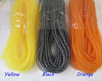 Mesh Tubing - 45ft (15 Yards) - Great for Craft Projects - Great for Wreaths and Craft Projects // Make Cute Bows!