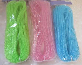 Spring Colors!  Mesh Tubing - 45ft (15 Yards) -Great for Craft Projects - Great for Wreath Projects // Make Cute Bows! / Decorating Projects