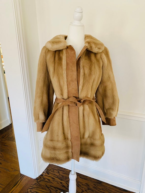 Fur and Suede Coat