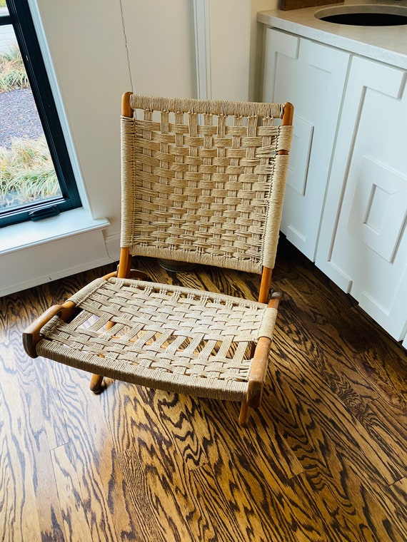 Hans wegner rope chair discount