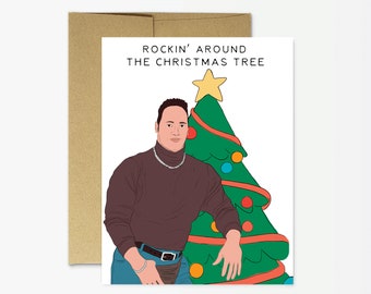 rockin around the christmas tree the rock christmas card funny christmas celebrity christmas holiday card christmas card xmas card - Holiday Christmas Cards rockin around the christmas tree the rock christmas card funny christmas celebrity christmas holiday card christmas card xmas card - Holiday Christmas Cards