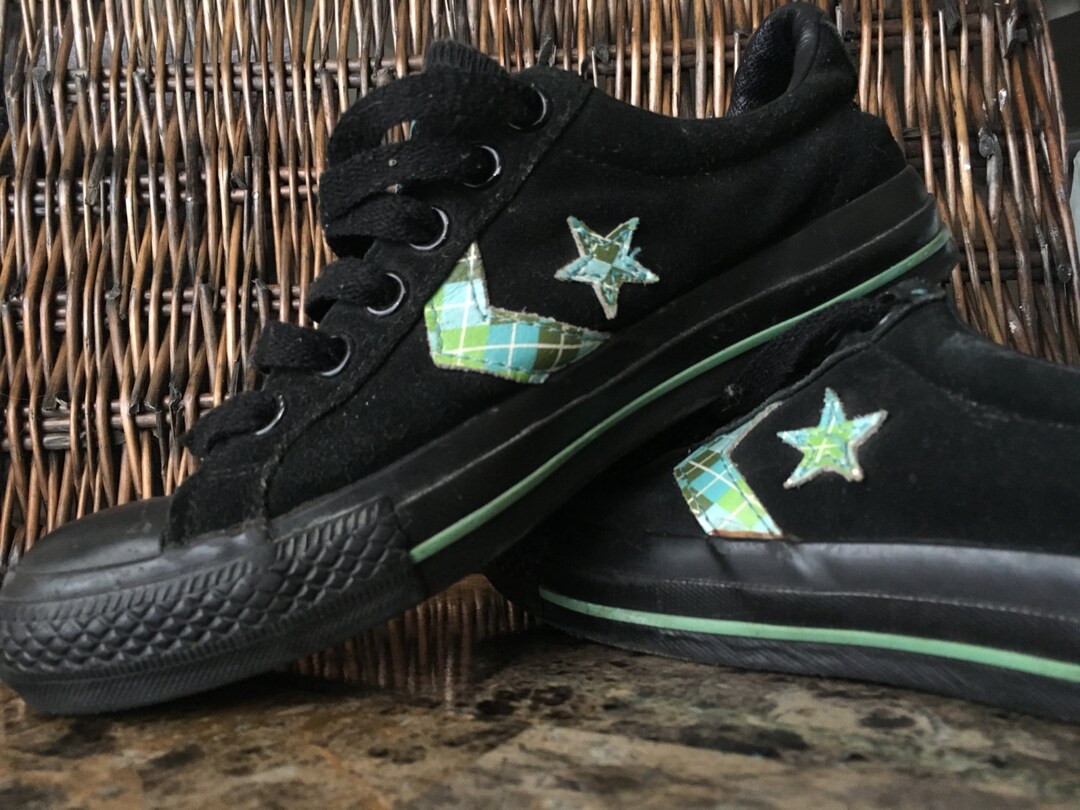 Limited Edition Vintage Converse All Star Leather Shoes Etsy