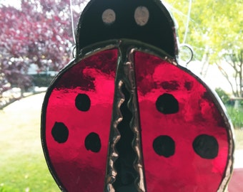 Stained Glass Ladybug