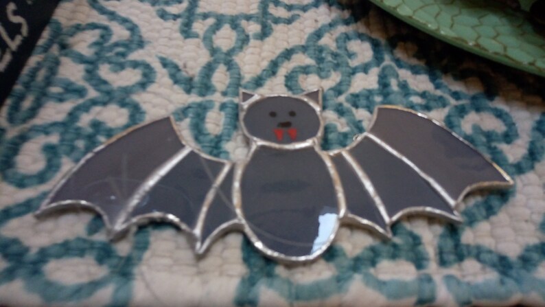 Stained Glass Bat image 3