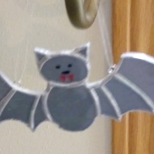 Stained Glass Bat image 1