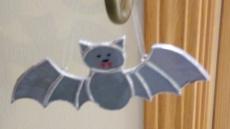 Stained Glass Bat image 1