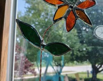 Stained Glass Flower