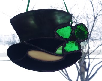 Stained Glass St. Patrick's Day Hat