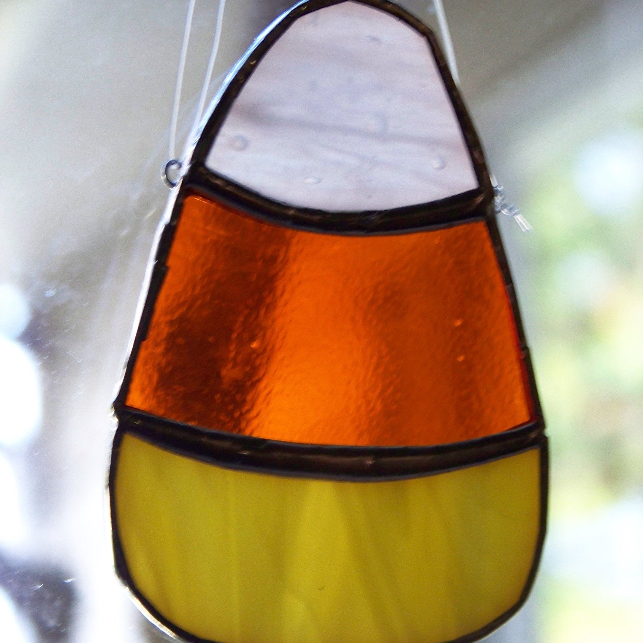 Stained Glass Candy Corn Etsy