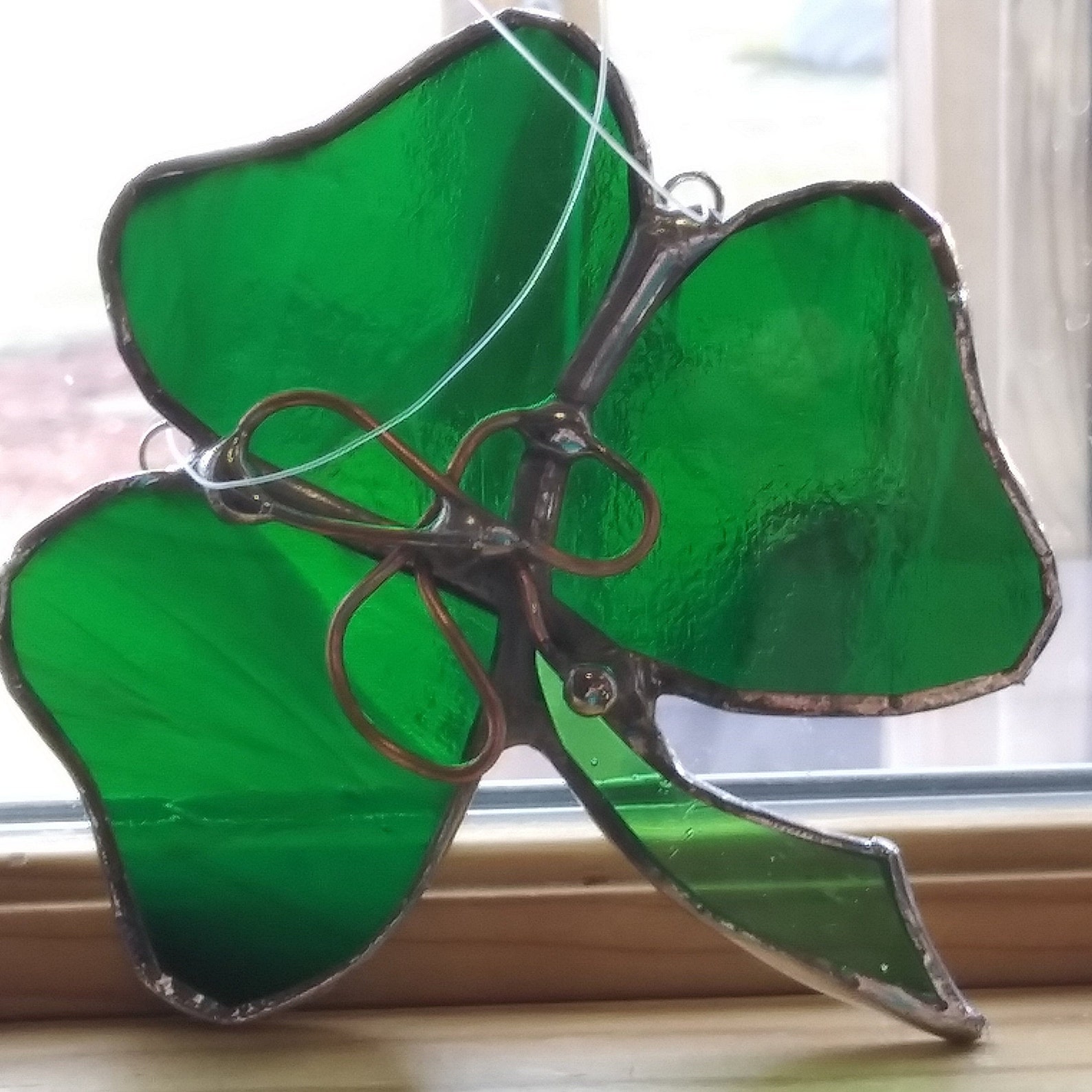 Stained Glass Shamrock | Etsy