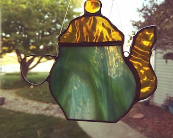Stained Glass Tea Pot