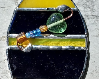 Stained Glass Easter Egg Suncatcher