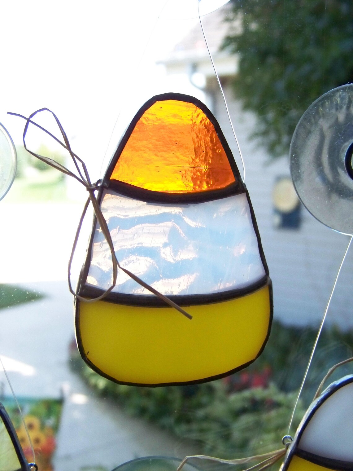Stained Glass Candy Corn Etsy