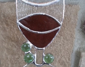 Stained Glass Wine Glass