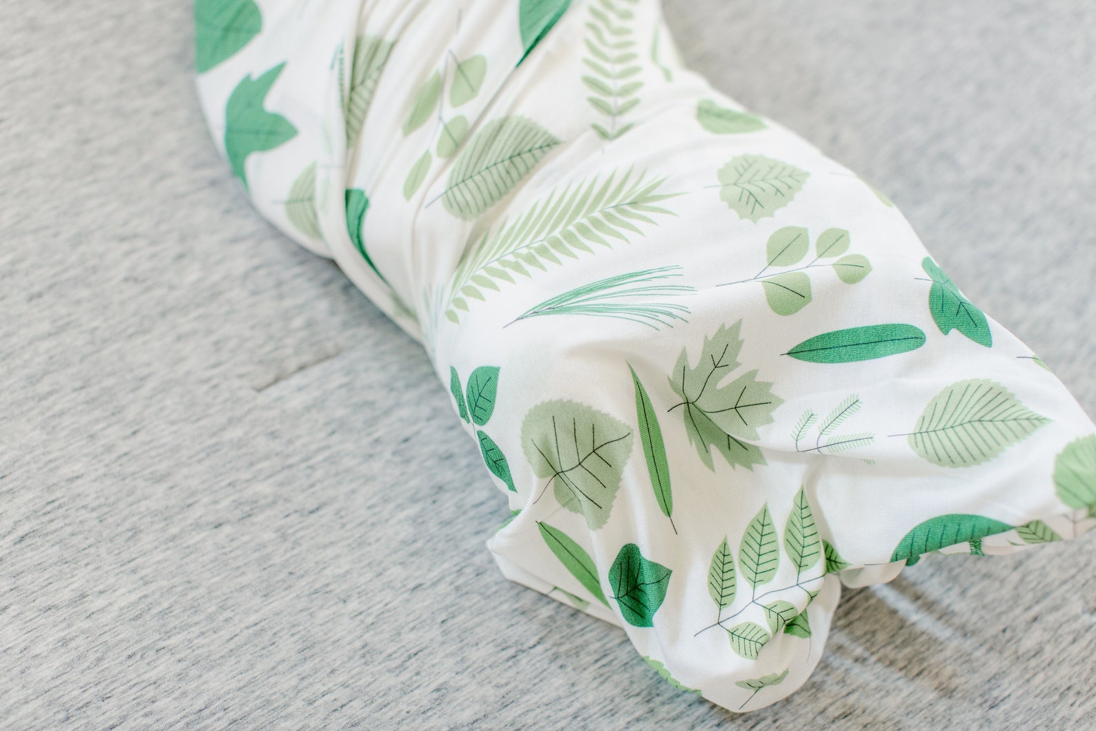 Swaddle blanket Leaves nature foliage science white Etsy
