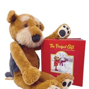 Farlee and Friends Christmas Gift for Kids Airedale Terrier Dog Stuffed Animal Children's Books Welsh Terrier image 1