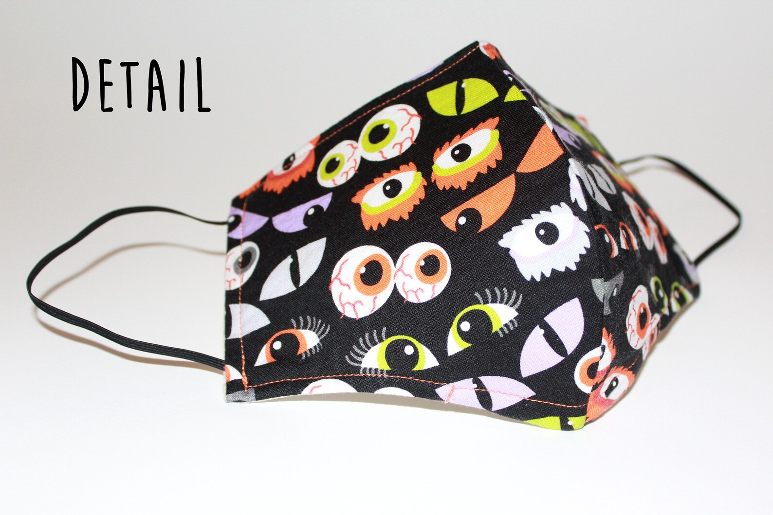 Scary Eyes Halloween Mask Reusable 3 layer adult mask with Etsy